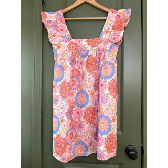 NWT Tuckernuck x Cameron Eubanks Wimberly Folly Floral Flutter Sleeve Dress XS - Picture 2 of 8